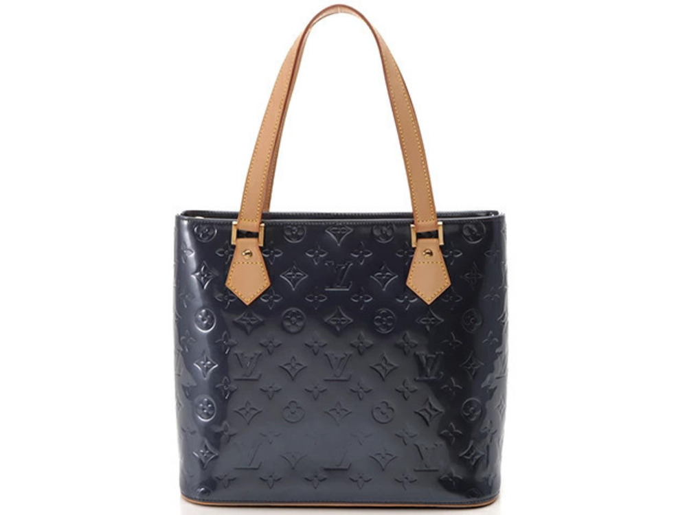 LOUIS VUITTON Houston Tote Bag Vernis Indigo Blue